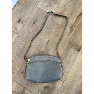 KORET vintage California 60-70s Pebbled Almond Brown Leather Crossbody Bag